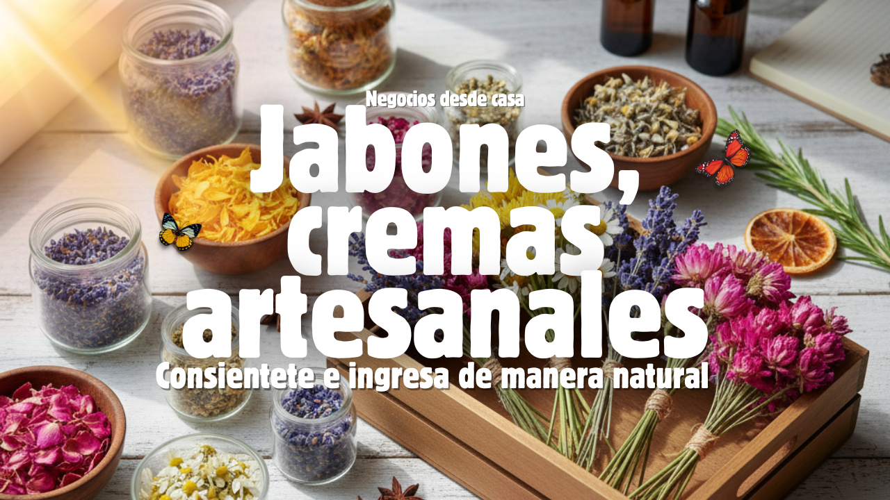 jabones y creamas caseras y artesanales